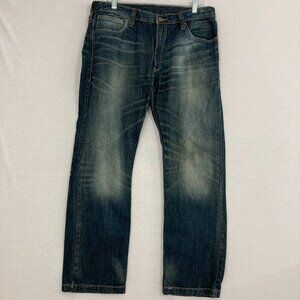 Levi's Men's 514 Blue Stone Wash Slim Straight Jeans size 36 x 30